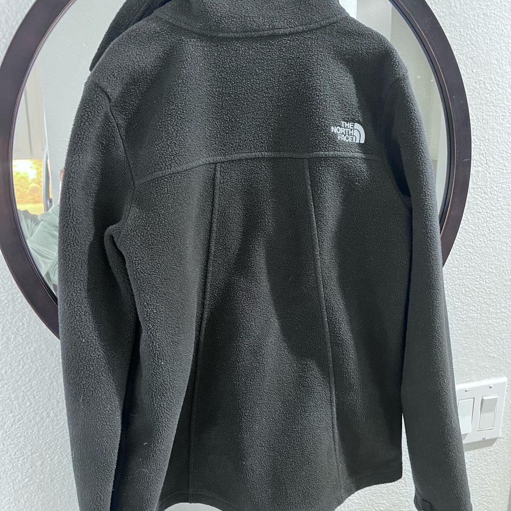 The North Face Black Fleece Jacket Womens Small EUC zip up - Picture 4 of 4